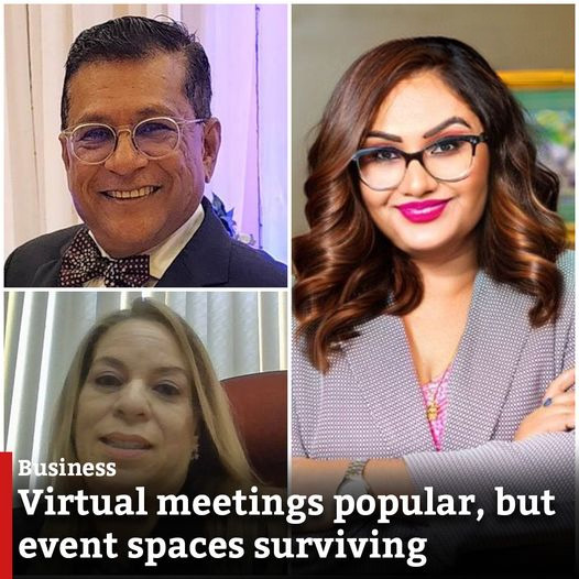Virtual meetings popular, but event spaces surviving